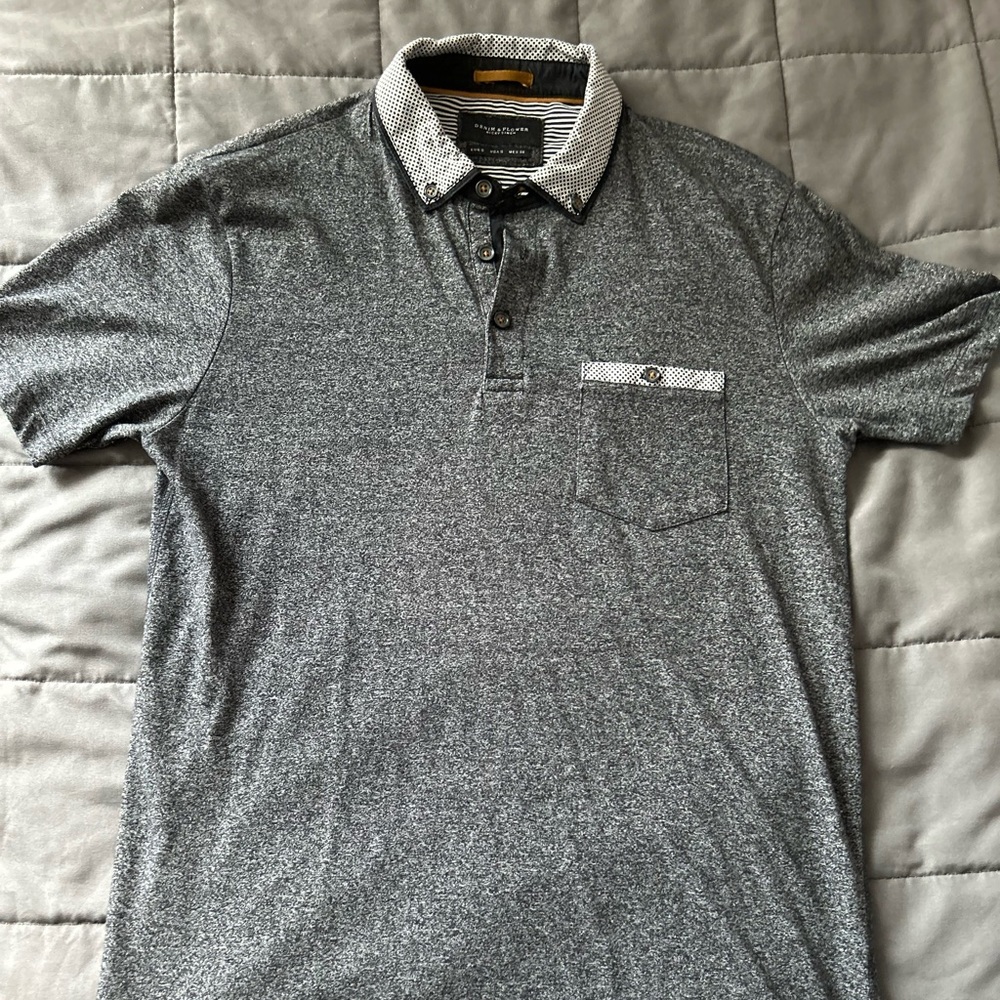 Denim and Flower Men’s Polo